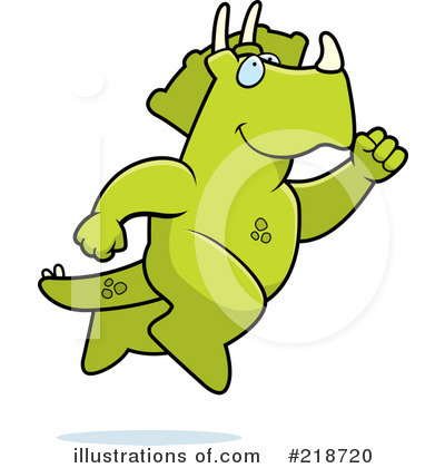 Royalty-Free (RF) Triceratops Clipart Illustration by Cory Thoman - Stock Sample #218720