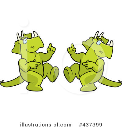 Royalty-Free (RF) Triceratops Clipart Illustration by Cory Thoman - Stock Sample #437399