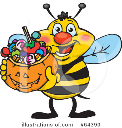 Bee Clipart #64390 by Dennis Holmes Designs