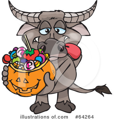 Trick Or Treating Clipart #64264 by Dennis Holmes Designs