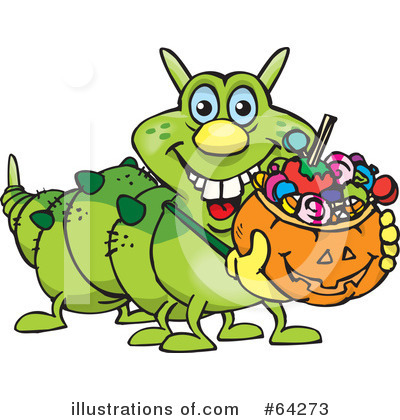 Trick Or Treating Clipart #64273 by Dennis Holmes Designs