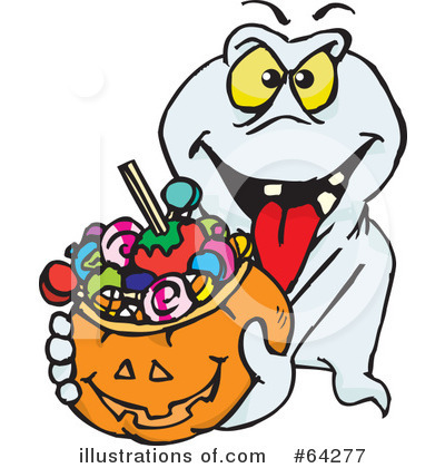 Trick Or Treating Clipart #64277 by Dennis Holmes Designs
