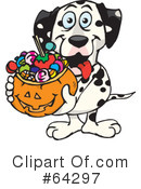 Trick Or Treating Clipart #64297 by Dennis Holmes Designs