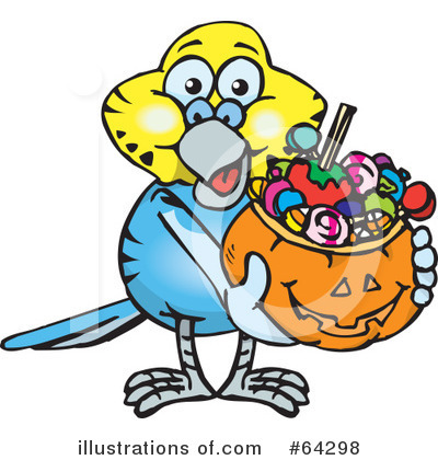 Budgie Clipart #64298 by Dennis Holmes Designs