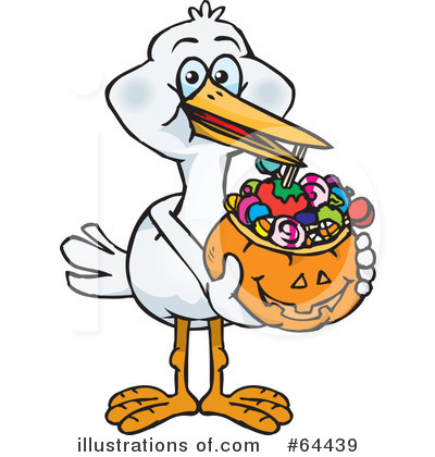 Royalty-Free (RF) Trick Or Treating Clipart Illustration by Dennis Holmes Designs - Stock Sample #64439
