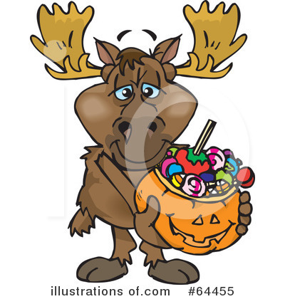 Moose Clipart #64455 by Dennis Holmes Designs