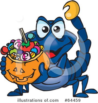 Scorpion Clipart #64459 by Dennis Holmes Designs