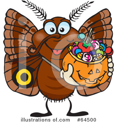 Royalty-Free (RF) Trick Or Treating Clipart Illustration by Dennis Holmes Designs - Stock Sample #64500