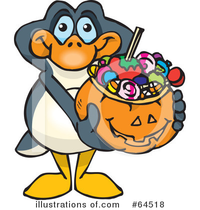 Penguin Clipart #64518 by Dennis Holmes Designs