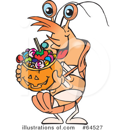 Royalty-Free (RF) Trick Or Treating Clipart Illustration by Dennis Holmes Designs - Stock Sample #64527
