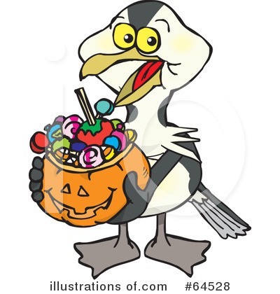 Royalty-Free (RF) Trick Or Treating Clipart Illustration by Dennis Holmes Designs - Stock Sample #64528