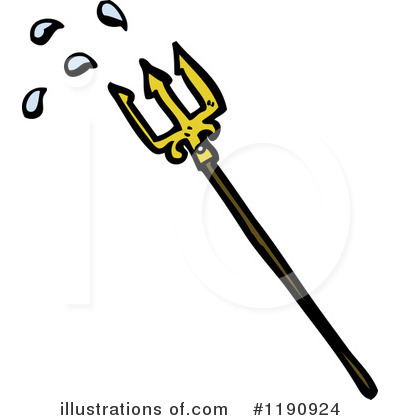 Royalty-Free (RF) Trident Clipart Illustration by lineartestpilot - Stock Sample #1190924
