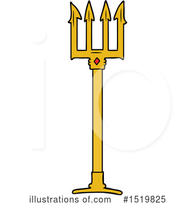 Royalty-Free (RF) Trident Clipart Illustration by lineartestpilot - Stock Sample #1519825