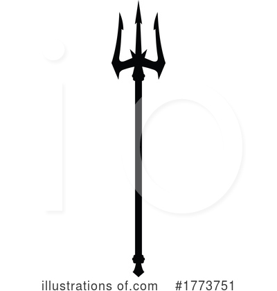 Royalty-Free (RF) Trident Clipart Illustration by Vector Tradition SM - Stock Sample #1773751