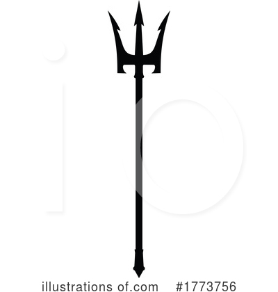 Royalty-Free (RF) Trident Clipart Illustration by Vector Tradition SM - Stock Sample #1773756