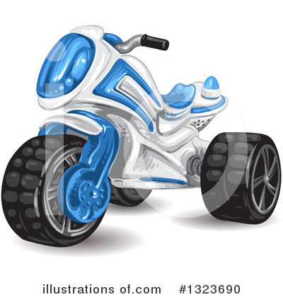 Royalty-Free (RF) Trike Clipart Illustration by merlinul - Stock Sample #1323690