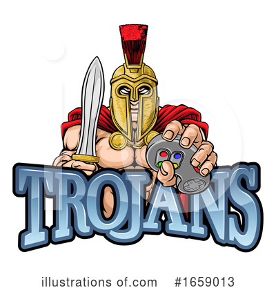 Royalty-Free (RF) Trojan Clipart Illustration by AtStockIllustration - Stock Sample #1659013
