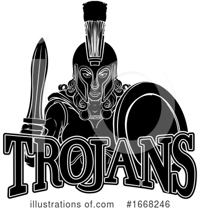 Royalty-Free (RF) Trojan Clipart Illustration by AtStockIllustration - Stock Sample #1668246