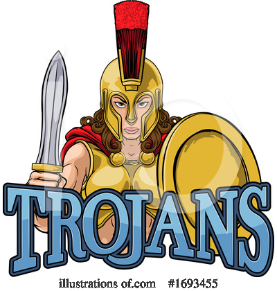 Trojans Clipart #1693455 by AtStockIllustration