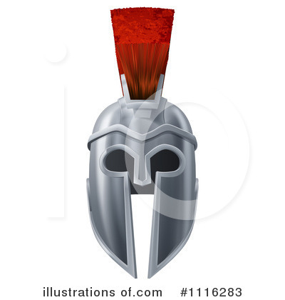 Spartan Helmet Clipart #1116283 by AtStockIllustration