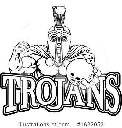 Royalty-Free (RF) Trojans Clipart Illustration by AtStockIllustration - Stock Sample #1622053