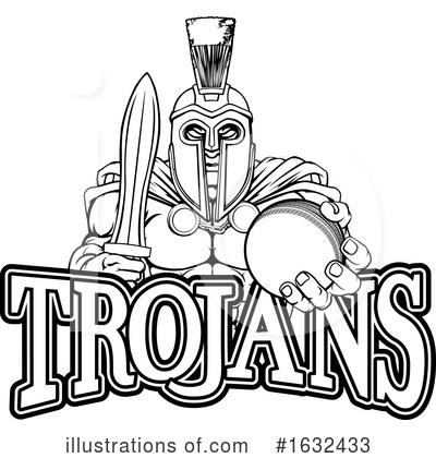 Royalty-Free (RF) Trojans Clipart Illustration by AtStockIllustration - Stock Sample #1632433