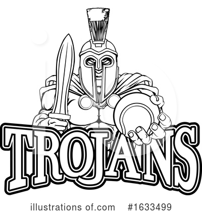 Royalty-Free (RF) Trojans Clipart Illustration by AtStockIllustration - Stock Sample #1633499