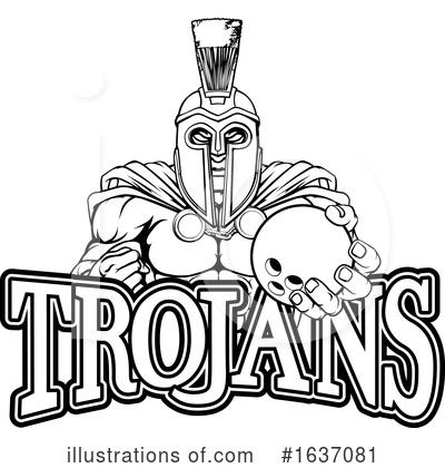 Royalty-Free (RF) Trojans Clipart Illustration by AtStockIllustration - Stock Sample #1637081