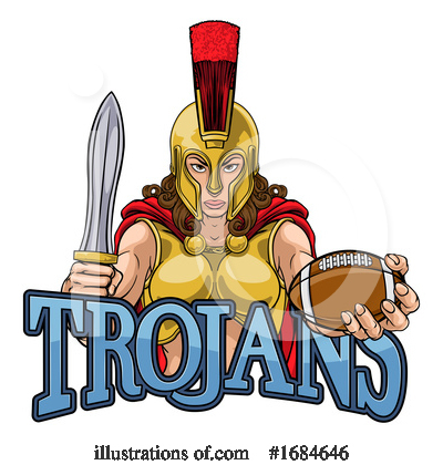 Royalty-Free (RF) Trojans Clipart Illustration by AtStockIllustration - Stock Sample #1684646