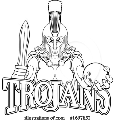 Royalty-Free (RF) Trojans Clipart Illustration by AtStockIllustration - Stock Sample #1697852