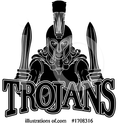 Royalty-Free (RF) Trojans Clipart Illustration by AtStockIllustration - Stock Sample #1708316