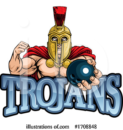 Royalty-Free (RF) Trojans Clipart Illustration by AtStockIllustration - Stock Sample #1708848