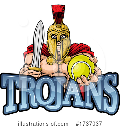 Royalty-Free (RF) Trojans Clipart Illustration by AtStockIllustration - Stock Sample #1737037