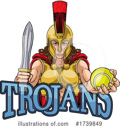 Royalty-Free (RF) Trojans Clipart Illustration by AtStockIllustration - Stock Sample #1739849