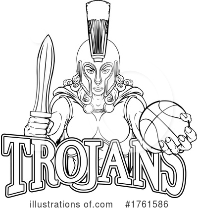Royalty-Free (RF) Trojans Clipart Illustration by AtStockIllustration - Stock Sample #1761586