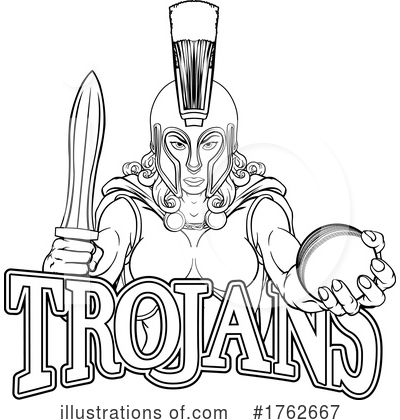Royalty-Free (RF) Trojans Clipart Illustration by AtStockIllustration - Stock Sample #1762667