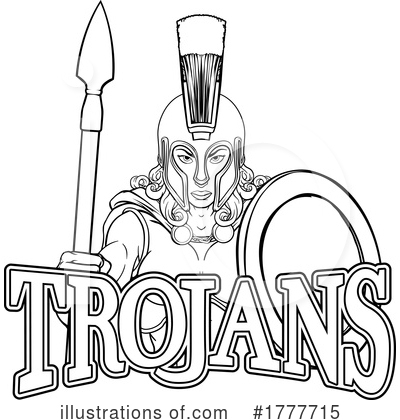 Royalty-Free (RF) Trojans Clipart Illustration by AtStockIllustration - Stock Sample #1777715