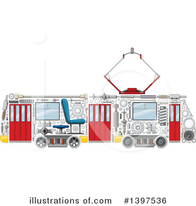 Royalty-Free (RF) Trolley Clipart Illustration by Vector Tradition SM - Stock Sample #1397536