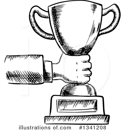 Royalty-Free (RF) Trophy Clipart Illustration by Vector Tradition SM - Stock Sample #1341208