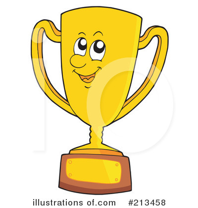 Royalty-Free (RF) Trophy Clipart Illustration by visekart - Stock Sample #213458