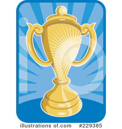 Royalty-Free (RF) Trophy Clipart Illustration by patrimonio - Stock Sample #229385