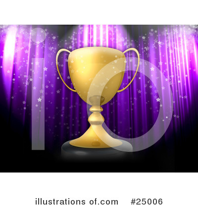 Royalty-Free (RF) Trophy Clipart Illustration by 3poD - Stock Sample #25006