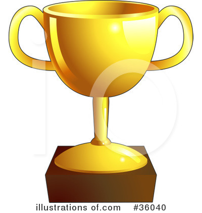 Royalty-Free (RF) Trophy Clipart Illustration by AtStockIllustration - Stock Sample #36040