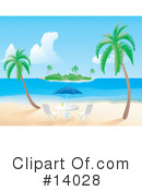 Tropical Beach Clipart #14028 by Rasmussen Images
