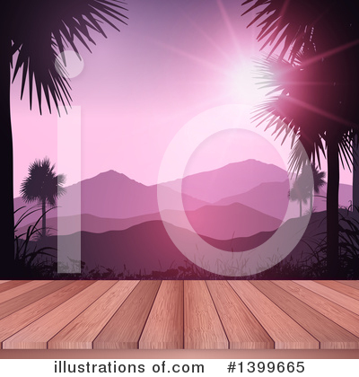 Royalty-Free (RF) Tropics Clipart Illustration by KJ Pargeter - Stock Sample #1399665