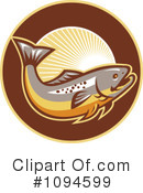 Trout Clipart #1094599 by patrimonio