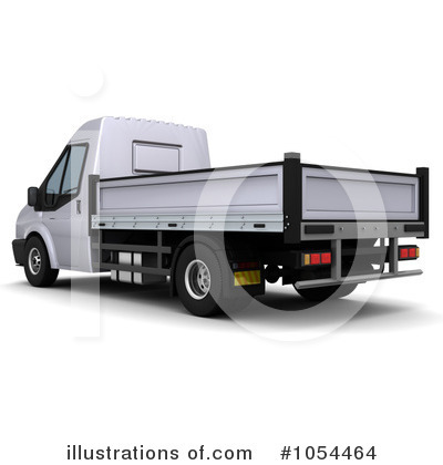 Royalty-Free (RF) Truck Clipart Illustration by KJ Pargeter - Stock Sample #1054464