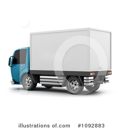 Royalty-Free (RF) Truck Clipart Illustration by BNP Design Studio - Stock Sample #1092883