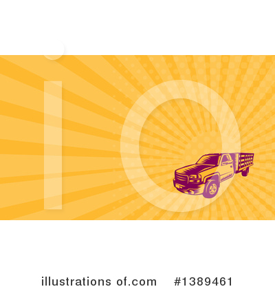Royalty-Free (RF) Truck Clipart Illustration by patrimonio - Stock Sample #1389461