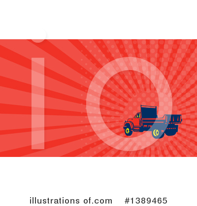 Royalty-Free (RF) Truck Clipart Illustration by patrimonio - Stock Sample #1389465